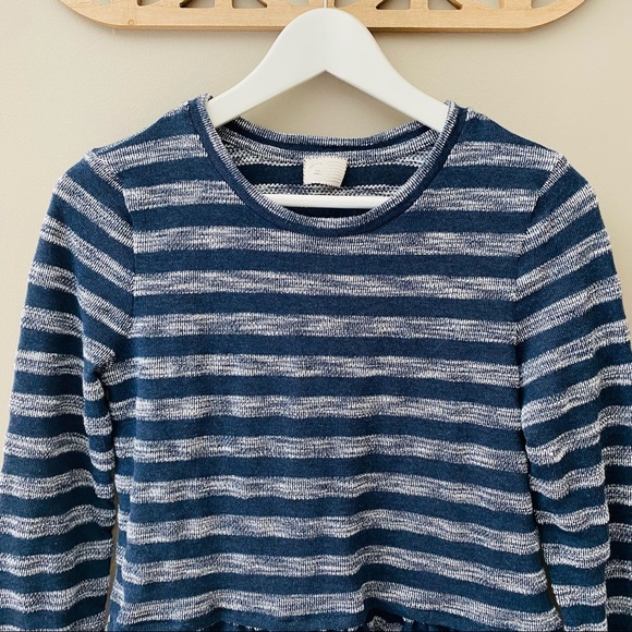 Postmark by Anthro. Striped Long Sleeve Top Blue Sz Small - Picture 2 of 8